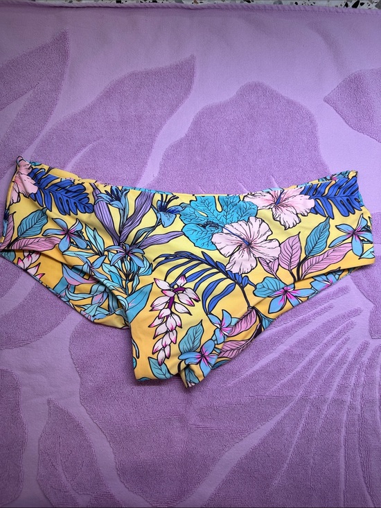 Fused Hawaii Other - Fused Hawaii Yellow Tropical Floral Kona Bikini Bottoms